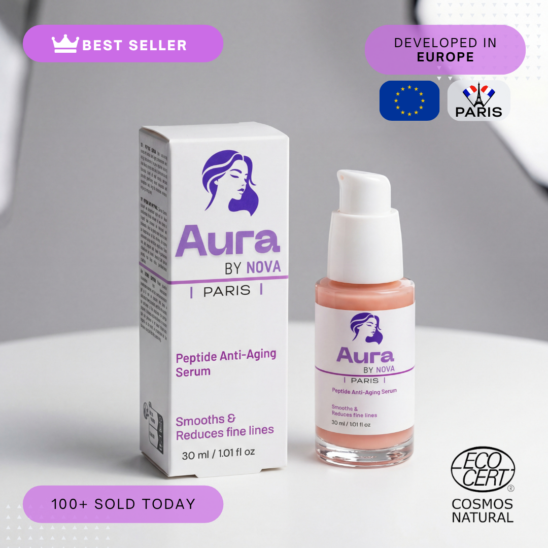 Peptide Anti-Aging Serum - Aura BY NOVA | PARIS