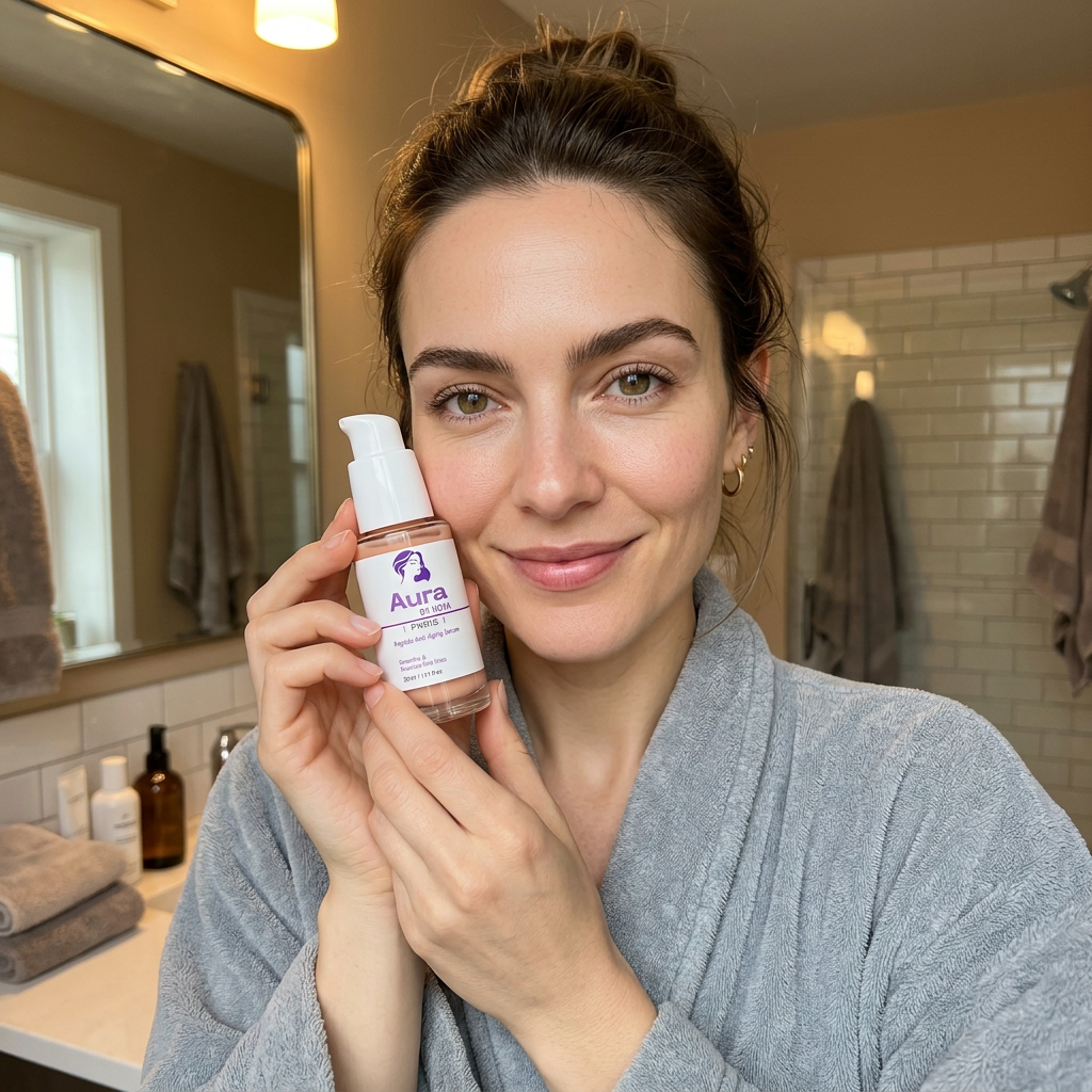 Peptide Anti-Aging Serum - Aura BY NOVA | PARIS