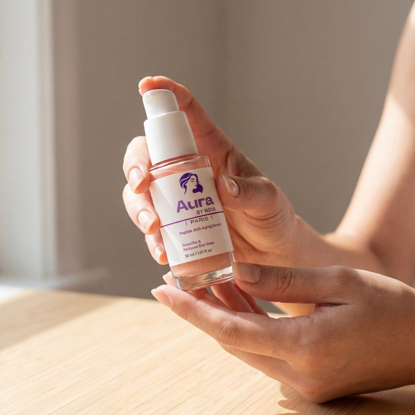 Peptide Anti-Aging Serum - Aura BY NOVA | PARIS